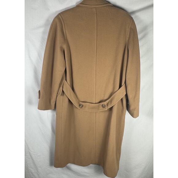 Macintosh New England 100% Wool Vintage Camel Dress Coat, Sz 10, Academia - Picture 9 of 16